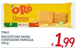 Zona Biscotti Oro Saiwa offerta