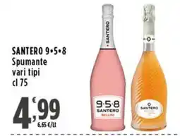 Rossotono Carrefour Santero 9.5.8 Spumante offerta
