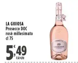Rossotono Carrefour Prosecco DOC rosè millesimato offerta