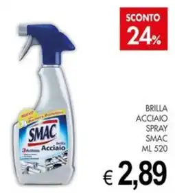 PrestoFresco Brilla acciaio spray smac offerta