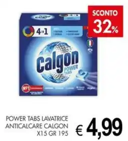 PrestoFresco Power tabs lavatrice anticalcare calgon offerta