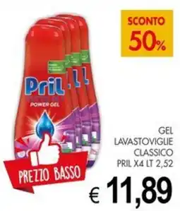 PrestoFresco Pril gel lavastoviglie classico offerta