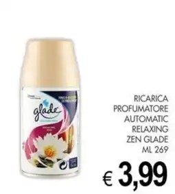 PrestoFresco Ricarica profumatore automatic relaxing zen glade offerta