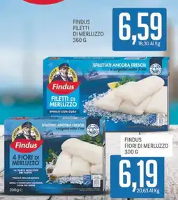 Supermercati Piccolo Findus filetti di merluzzo offerta