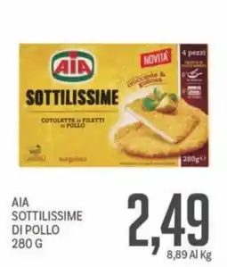 Supermercati Piccolo AIA Sottilissime di pollo offerta