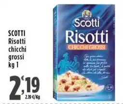 Rossotono Carrefour Scotti Risotti chicchi grossi offerta