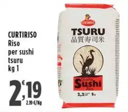 Rossotono Carrefour Riso per sushi tsuru offerta