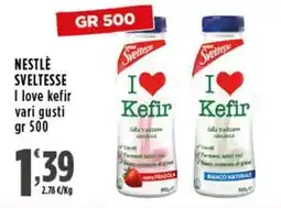 Rossotono Carrefour Nestlé Svoltesse I love kefir offerta