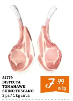Zona Bistecca Tomahawk Suino Toscano offerta