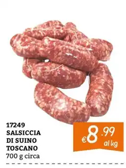 Zona Salsiccia di suino toscano offerta