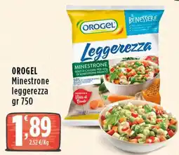 Rossotono Carrefour Orogel Minestrone leggerezza offerta