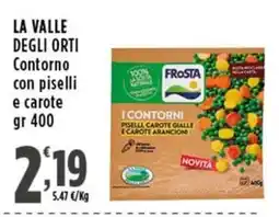 Rossotono Carrefour La Valle degli Orti Contorno con piselli e carote offerta