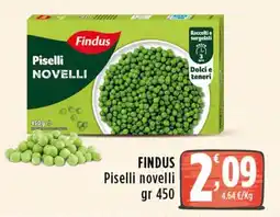 Rossotono Carrefour Findus Piselli novelli offerta