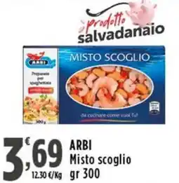 Rossotono Carrefour Arbi Misto scoglio offerta