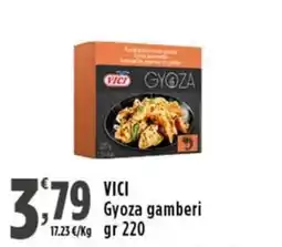 Rossotono Carrefour Vici Gyoza gamberi offerta