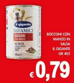 PrestoFresco Il gigante piccoli grandi amici bocconi con manzo in salsa offerta