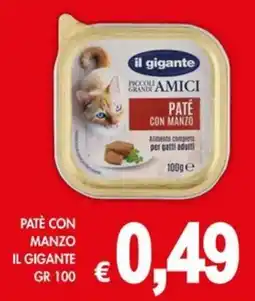 PrestoFresco Paté con manzo il gigante offerta