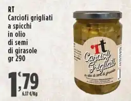 Rossotono Carrefour Carciofi grigliati offerta