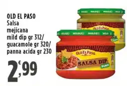 Rossotono Carrefour Old El Paso salsa mejicana offerta