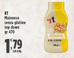 Rossotono Carrefour Maionese senza glutine top down offerta