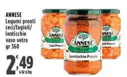 Rossotono Carrefour Annese Lenticchie Pronte offerta
