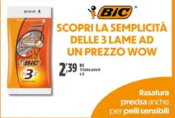 Rossotono Carrefour BIC Trilama pouch offerta