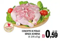 PrestoFresco Coscette di pollo senza schiena offerta