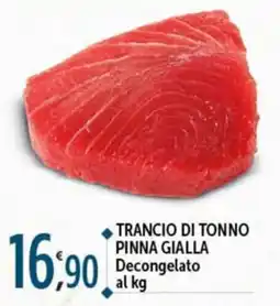 Rossotono Carrefour Trancio di tonno pinna gialla offerta