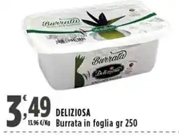 Rossotono Carrefour Burrata Deliziosa offerta