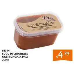 Zona Sugo di Cinghiale Gastronomia Paci offerta