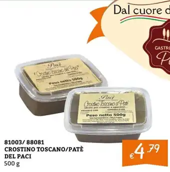 Crostino Toscano/Patè del Paci