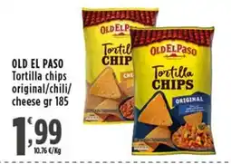 Rossotono Carrefour Old El Paso Tortilla chips offerta