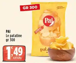 Rossotono Carrefour Pai Le patatine offerta