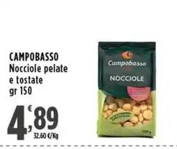 Rossotono Carrefour Campobasso Nocciole pelate e tostate offerta