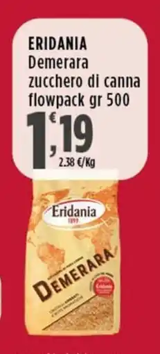 Rossotono Carrefour Eridania Demerara zucchero di canna offerta