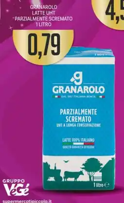 Supermercati Piccolo Granarolo latte UHT parzialmente scremato offerta
