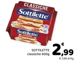 Conad Sottilette classiche offerta