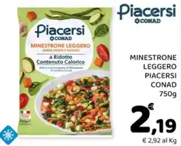 Conad Minestrone leggero Piacersi Conad offerta