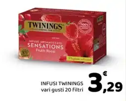 Conad Infusi Twinings Sensations Frutti Rossi offerta