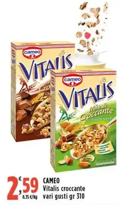 Rossotono Carrefour Cameo Vitalis croccante offerta