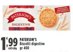 Rossotono Carrefour Paterson's Biscotti digestive offerta
