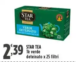 Rossotono Carrefour Star Tea Tè verde deteinato offerta