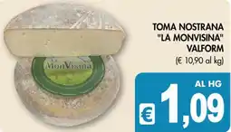 PrestoFresco Toma nostrana La MonVisina offerta