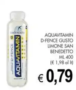 PrestoFresco Aquavitamin D-Fence Gusto Limone San Benedetto offerta