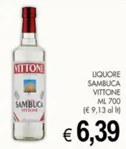 PrestoFresco Liquore Sambuca Vittone offerta