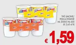 PrestoFresco Thé limone pesca Estathé offerta