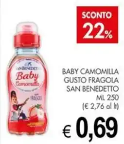 PrestoFresco Baby Camomilla San Benedetto offerta