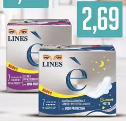 Supermercati Piccolo Lines e assorbenti offerta