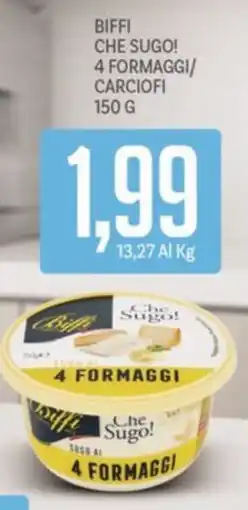 Supermercati Piccolo Biffi che sugo! 4 formaggi/carciofi offerta