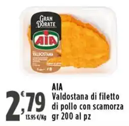 Rossotono Carrefour AIA Valdostana di filetto di pollo con scamorza offerta